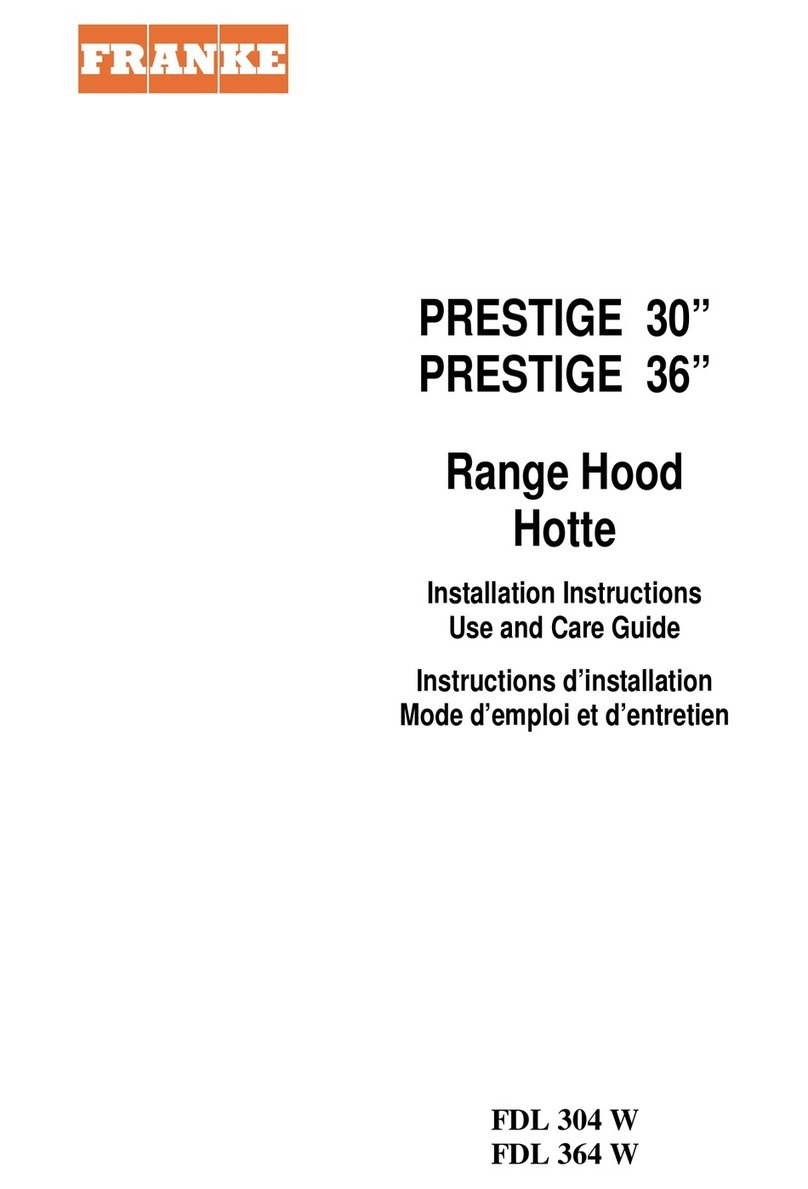 Franke FDL 304 W User manual