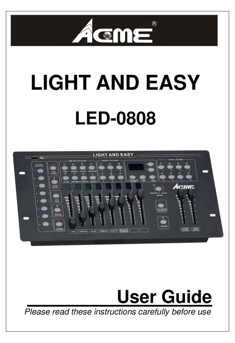ACME LIGHT AND EASY LED-0808 user guide