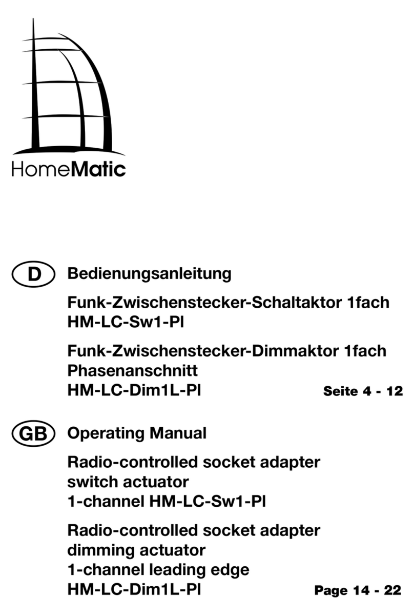 HomeMatic HM-LC-Sw1-PI operating manual
