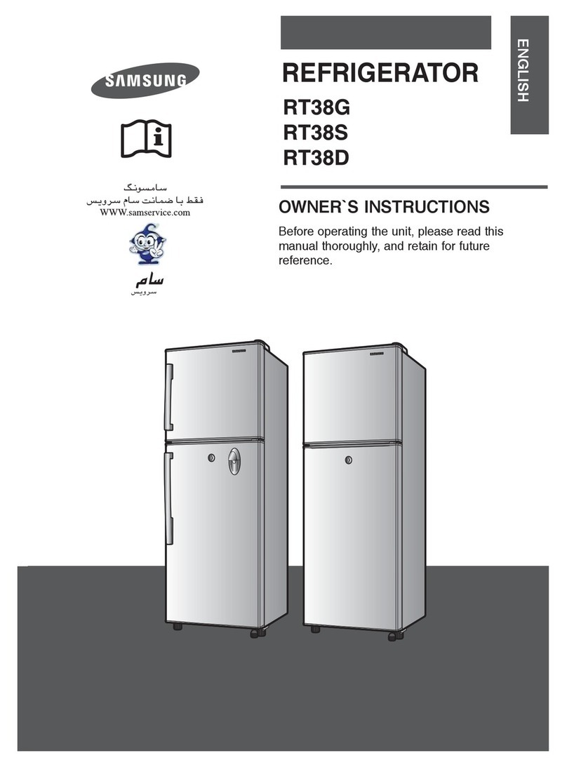 Samsung RT38D Owner's instructions