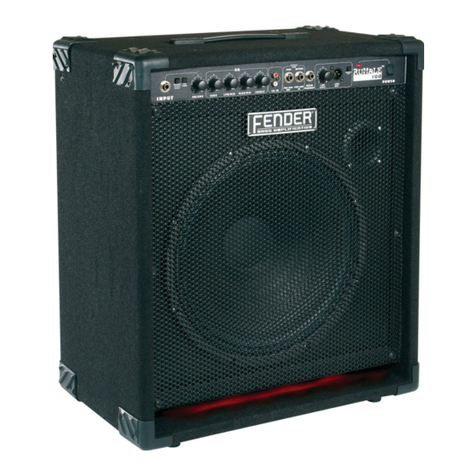 Fender Rumble 100 User manual