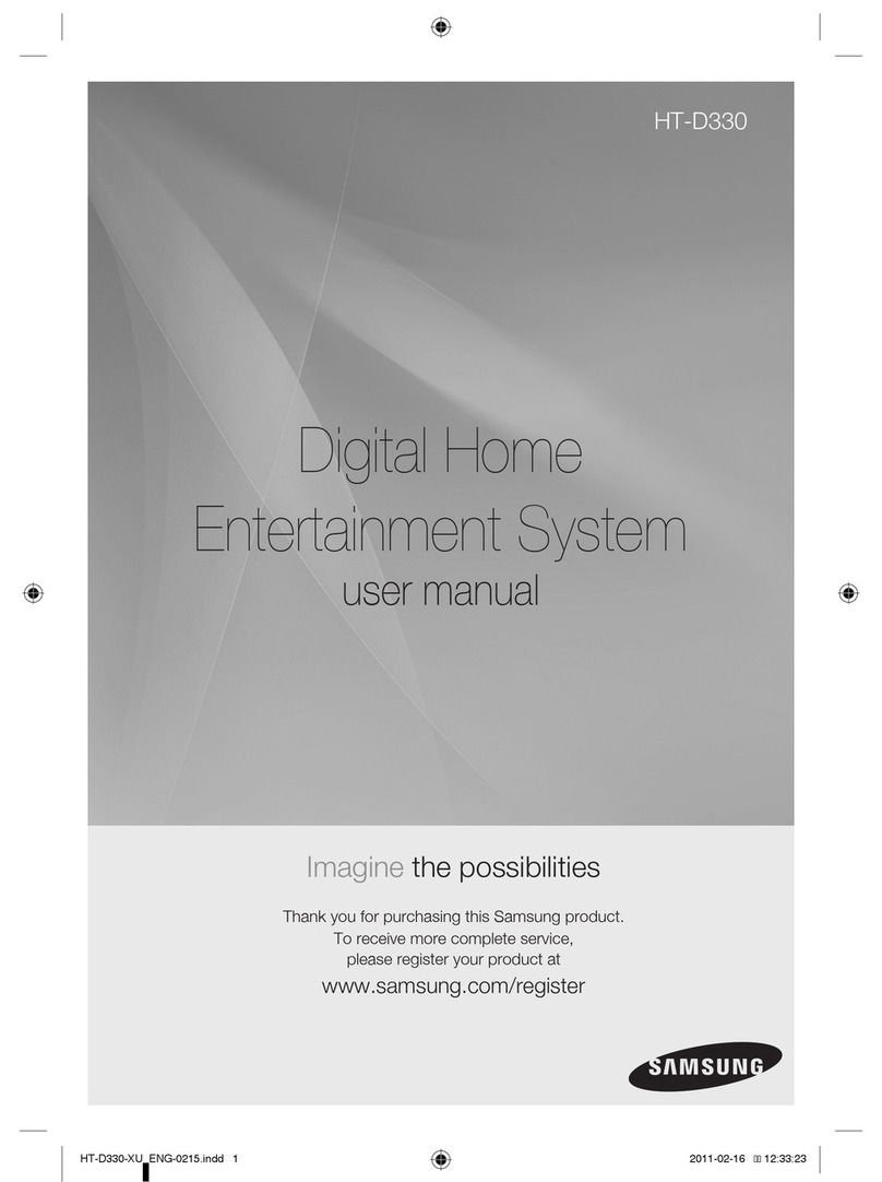 Samsung HT-D330 user manual