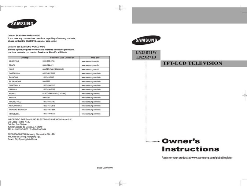 Samsung LN23R71B User manual