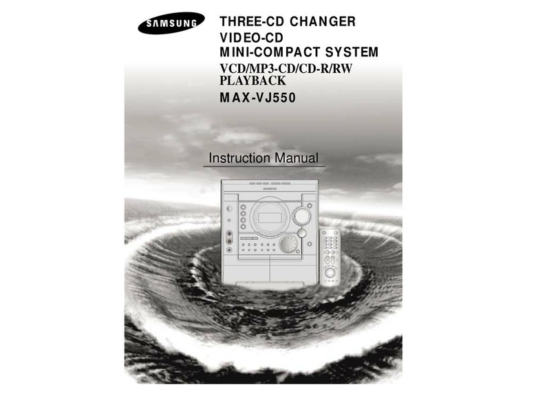 Samsung MAX-VJ550 User manual