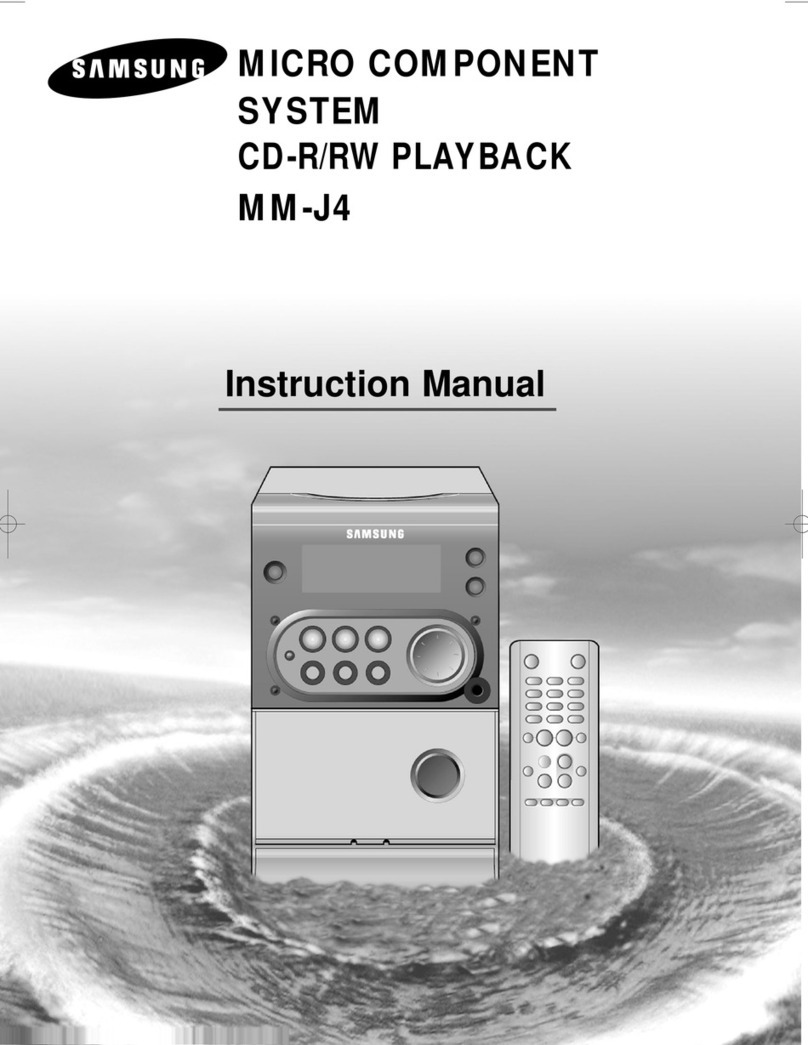 Samsung MM-J4 instruction manual
