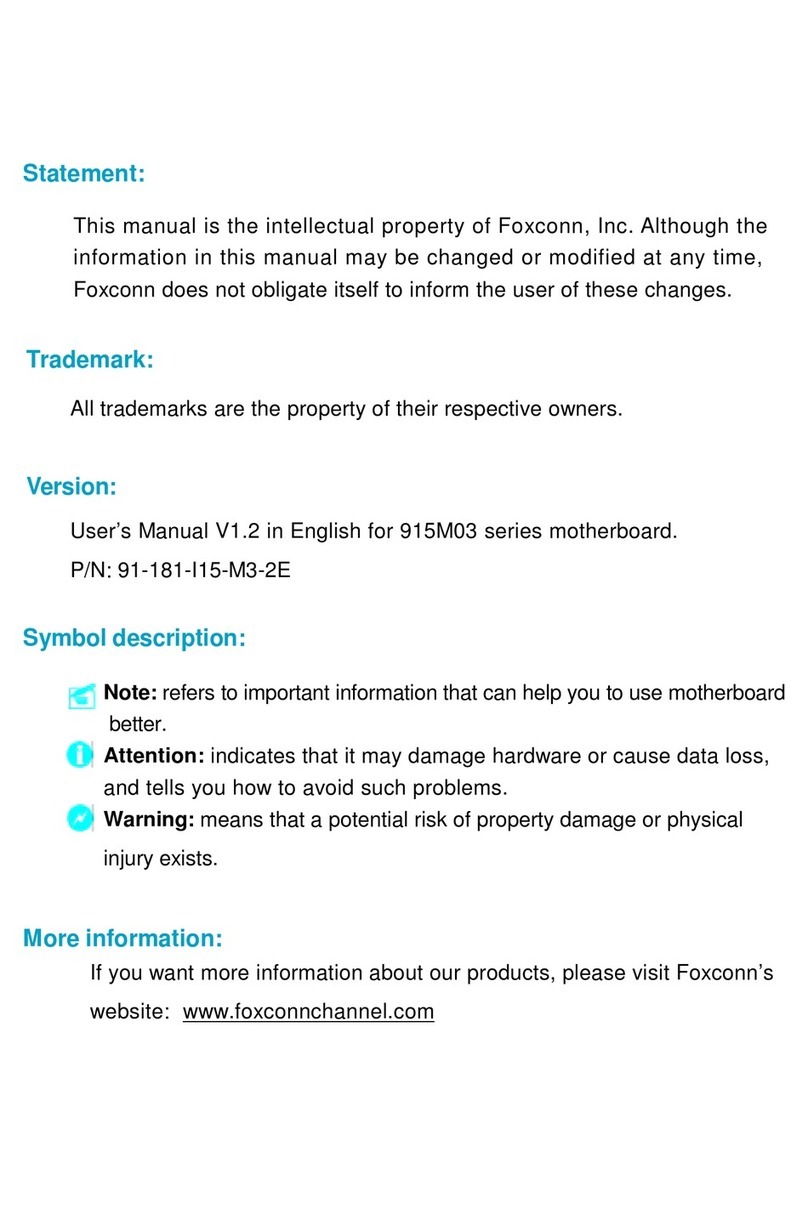 Foxconn 915M03 Series manual&nbsp;
