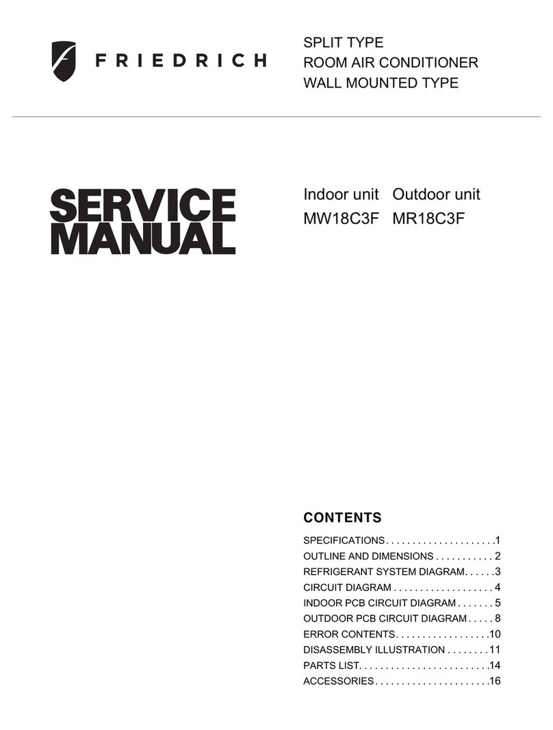 Friedrich MW18C3F User manual