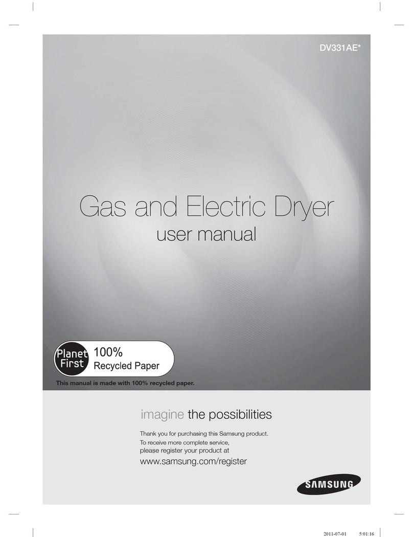 Samsung DV331AE Series User manual
