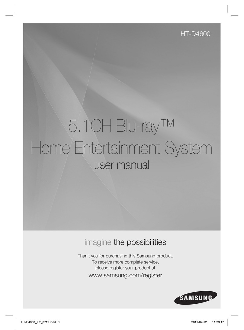 Samsung HT-D4600 User manual