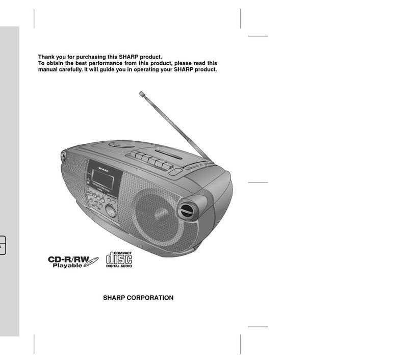 Sharp QT-MP5W User manual