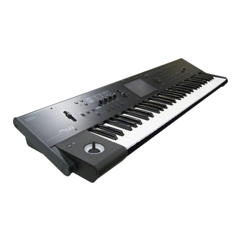 Korg M50-88 Parameter guide