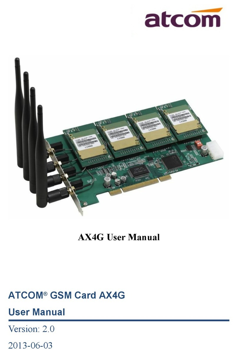 ATCOM AX-4G User manual