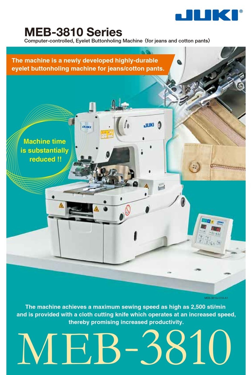 JUKI MEB-3810J User manual JUKI MEB-3810J User manual