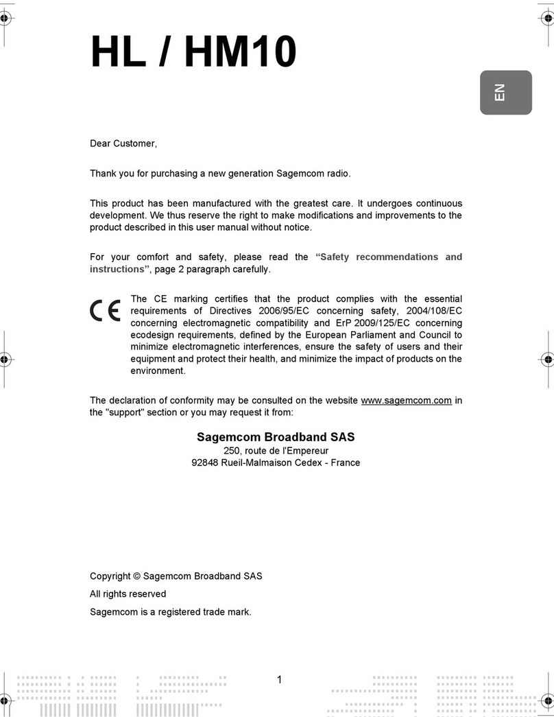 Sagem HL10 User manual