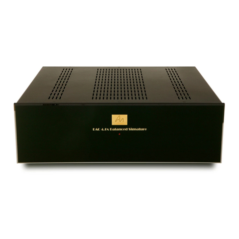 Audio Note DAC4.1x Balanced Owner's Information