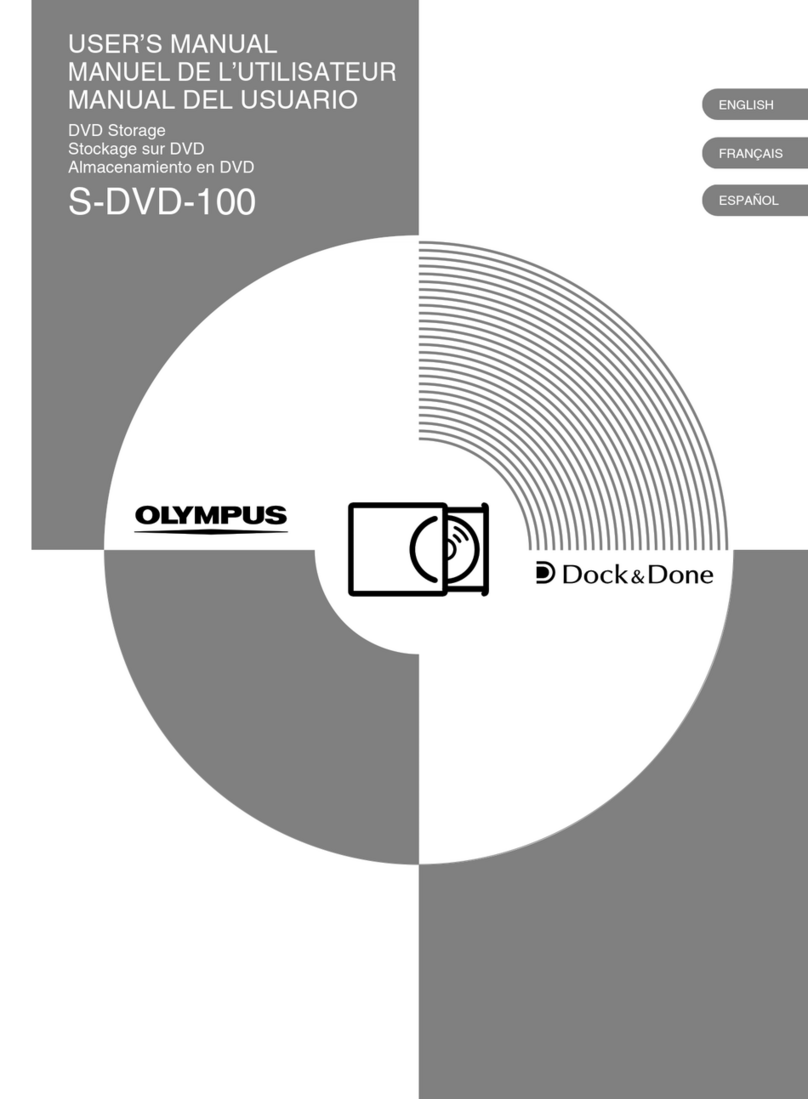 Olympus Dock & Done S-DVD-100 user manual