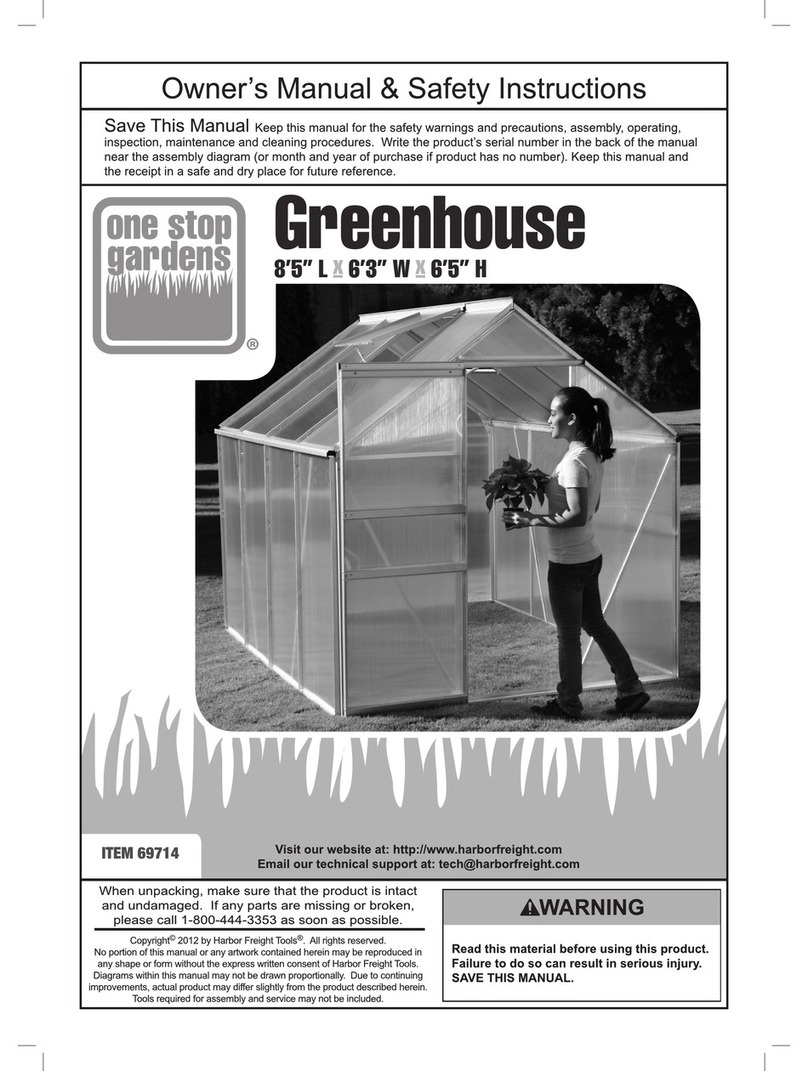 One Stop Gardens 69714 Assembly instructions