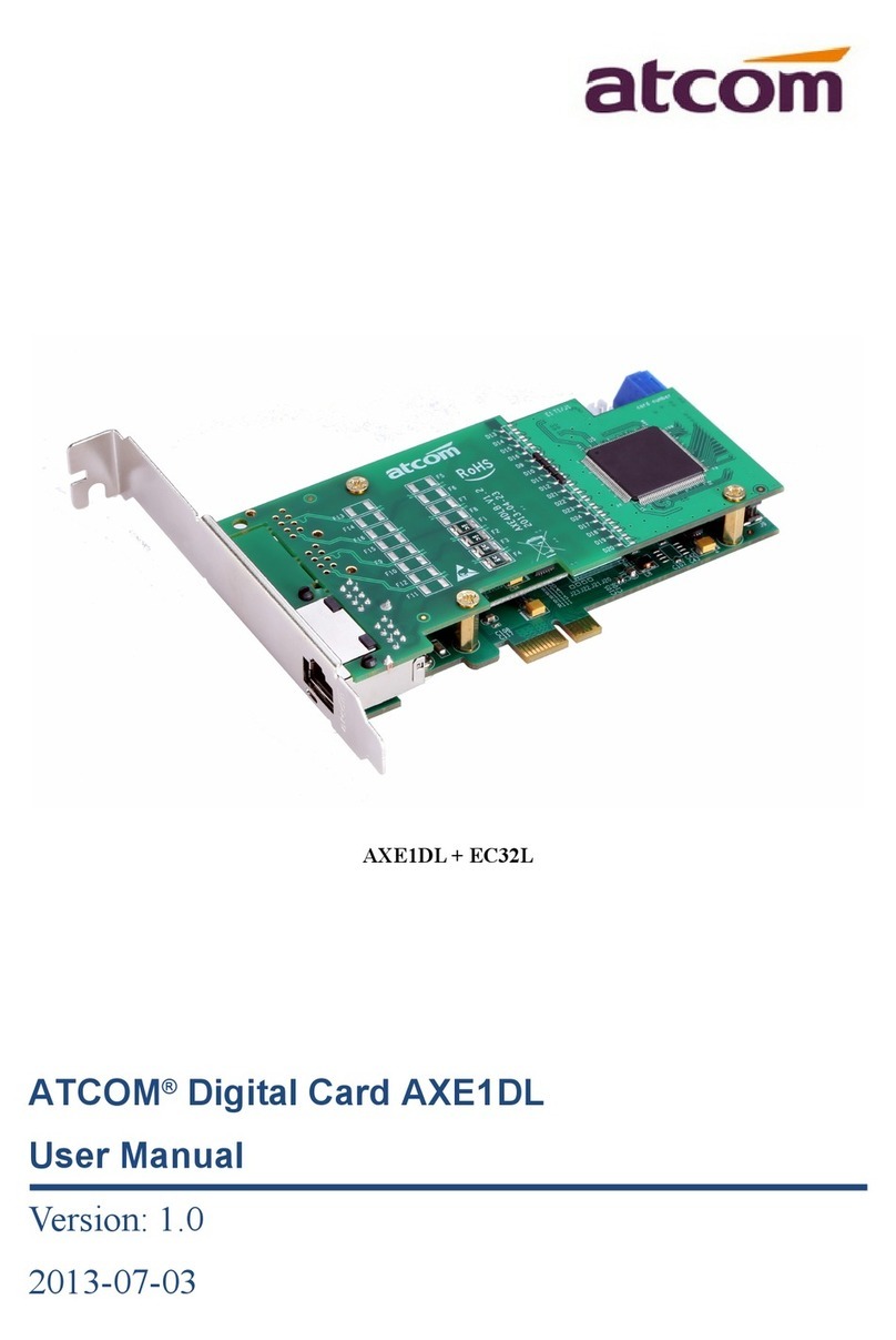 ATCOM AXE1DL + EC32L user manual