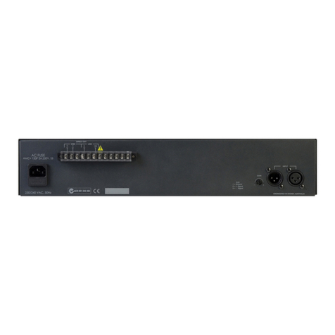 AUSTRALIAN MONITOR AMC+120P Installation and operation manual
