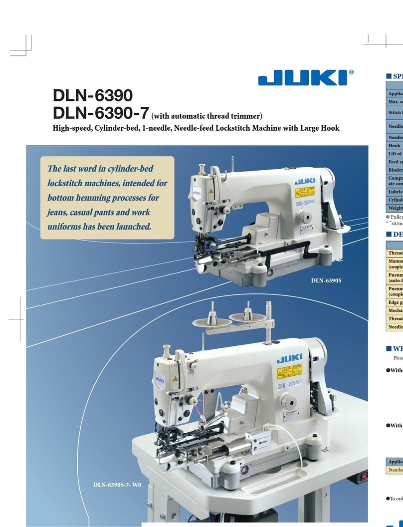 JUKI DLN-6390 User manual JUKI DLN-6390 User manual