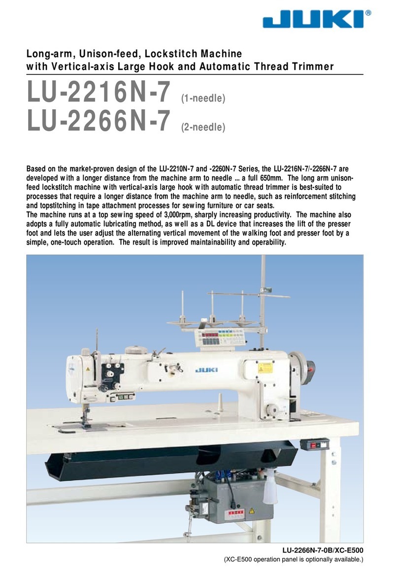 JUKI LU-2216N-7 User manual JUKI LU-2216N-7 User manual