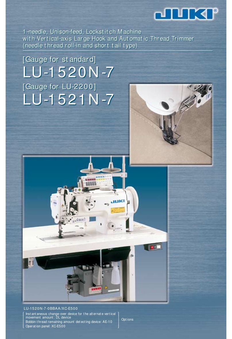 JUKI LU-1520N-7 User manual JUKI LU-1520N-7 User manual