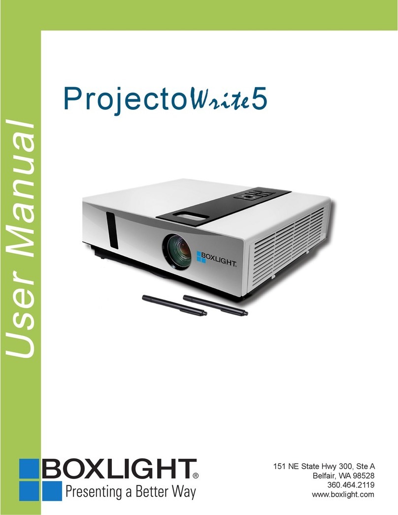 BOXLIGHT ProjectoWrite5 user manual