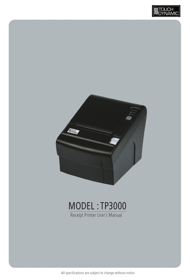 Touch Dynamic TP3000 User manual