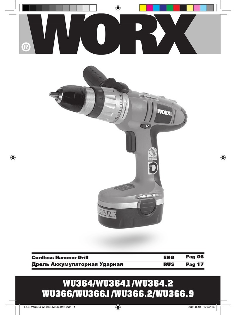 Worx WU364 User manual
