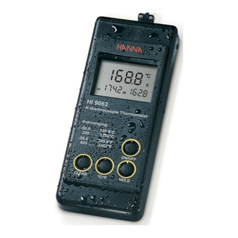 Hanna Instruments HI 9063 User manual
