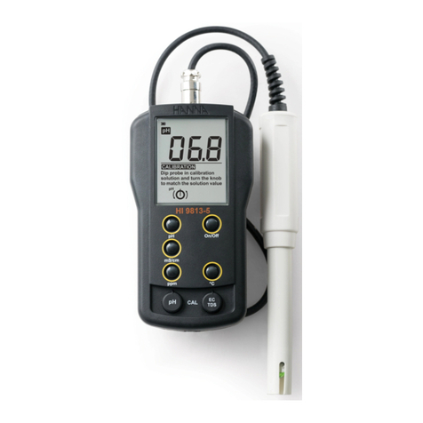 Hanna Instruments HI 9813-6 User manual