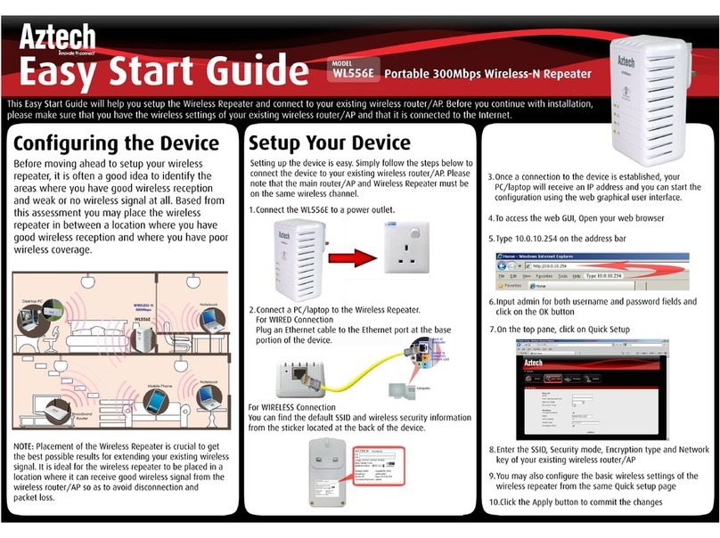 Aztech WL556E Guide