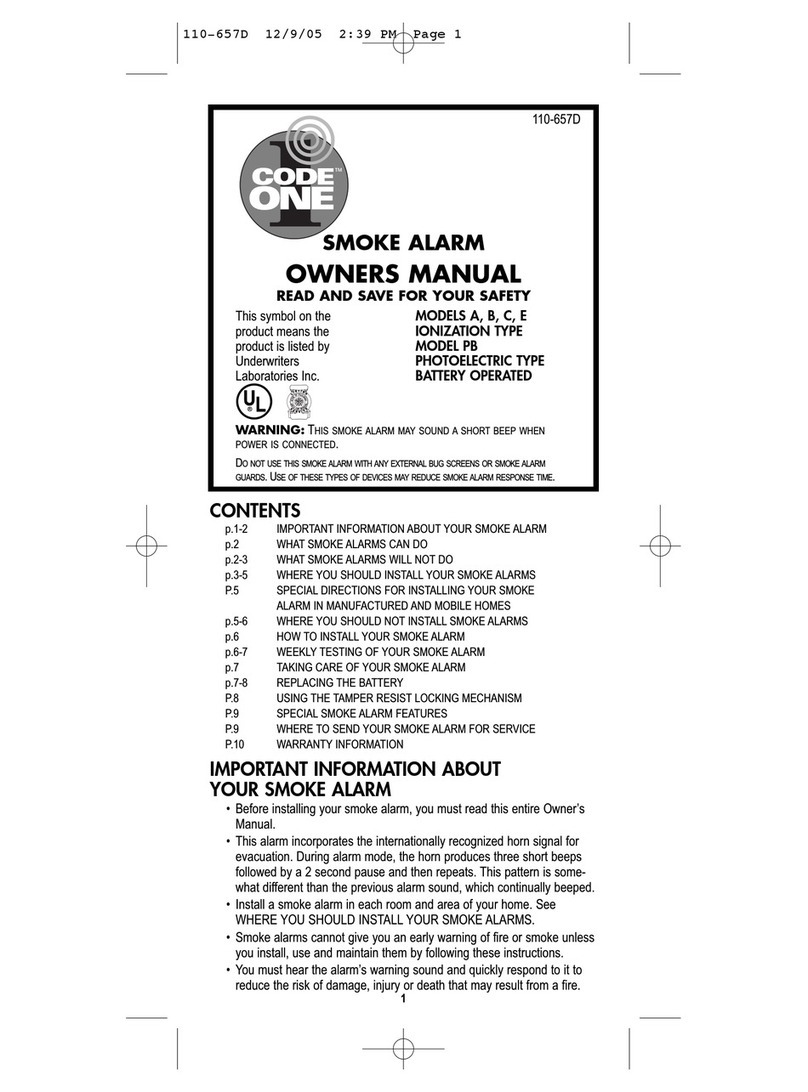 Code one A owner's manual