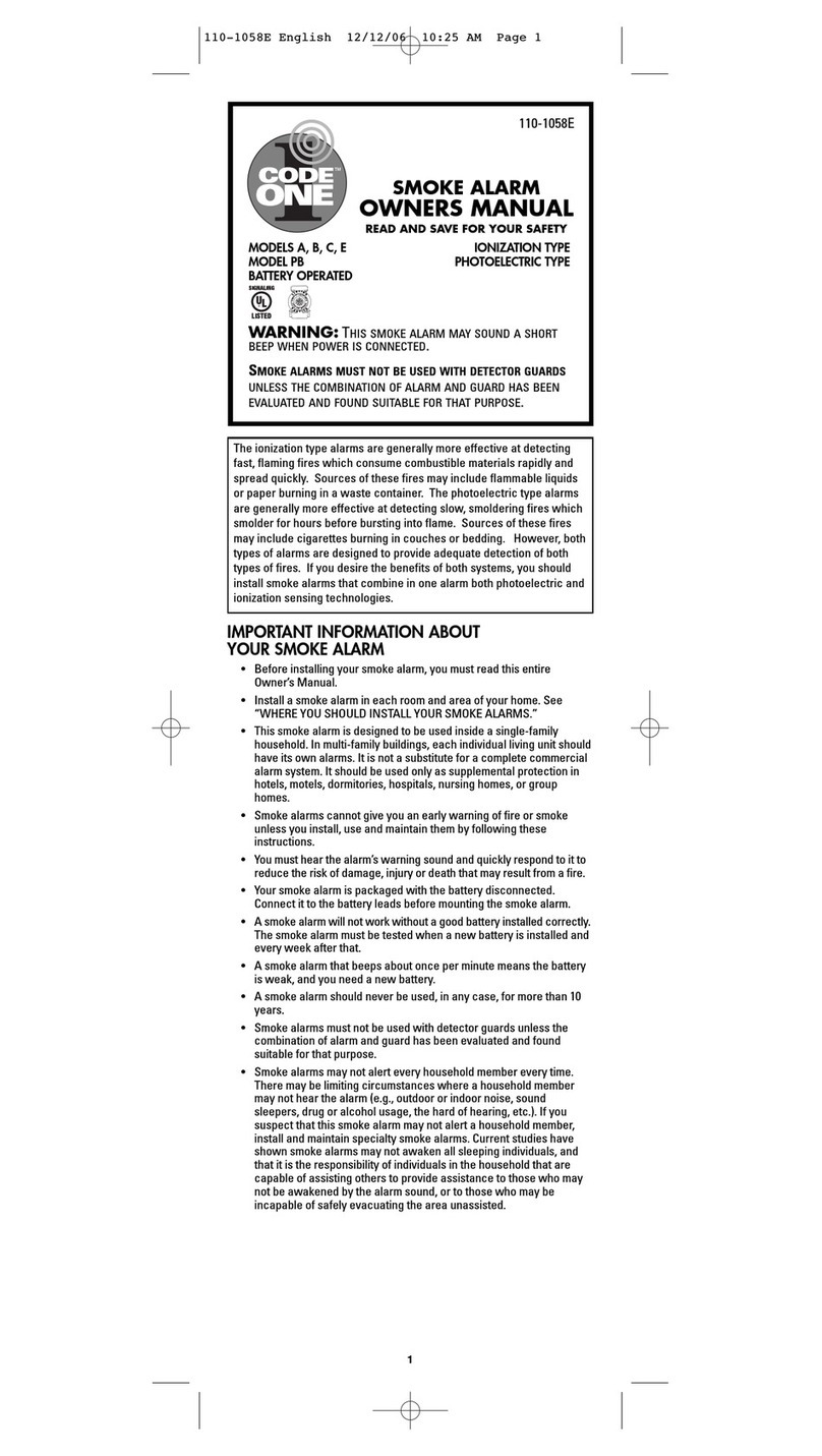 Code one A owner's manual