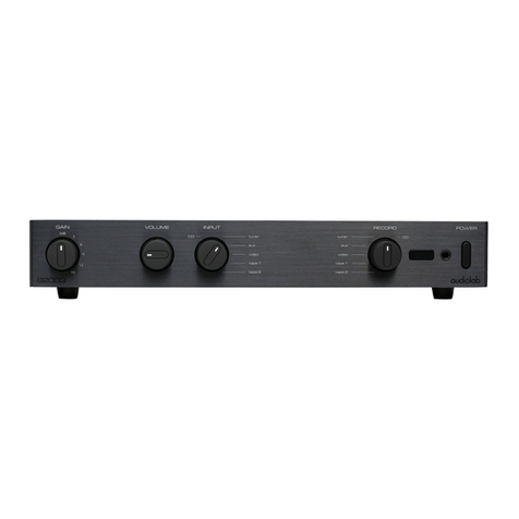 Audiolab 8200Q Installation instructions Audiolab 8200Q Installation instructions