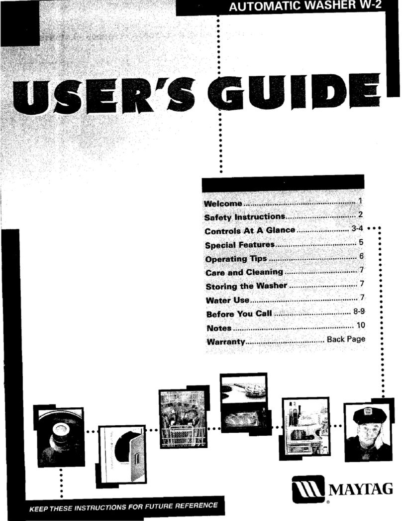 Maytag LAT9206 User manual