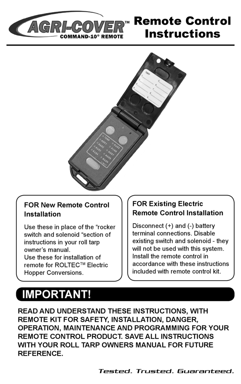 AGRI-COVER Command-10 instructions