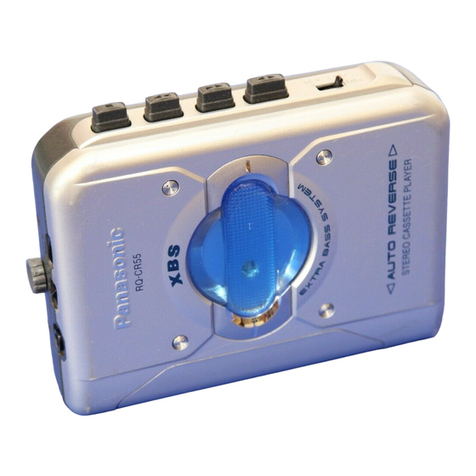 Panasonic RQ-CR55 operating instructions