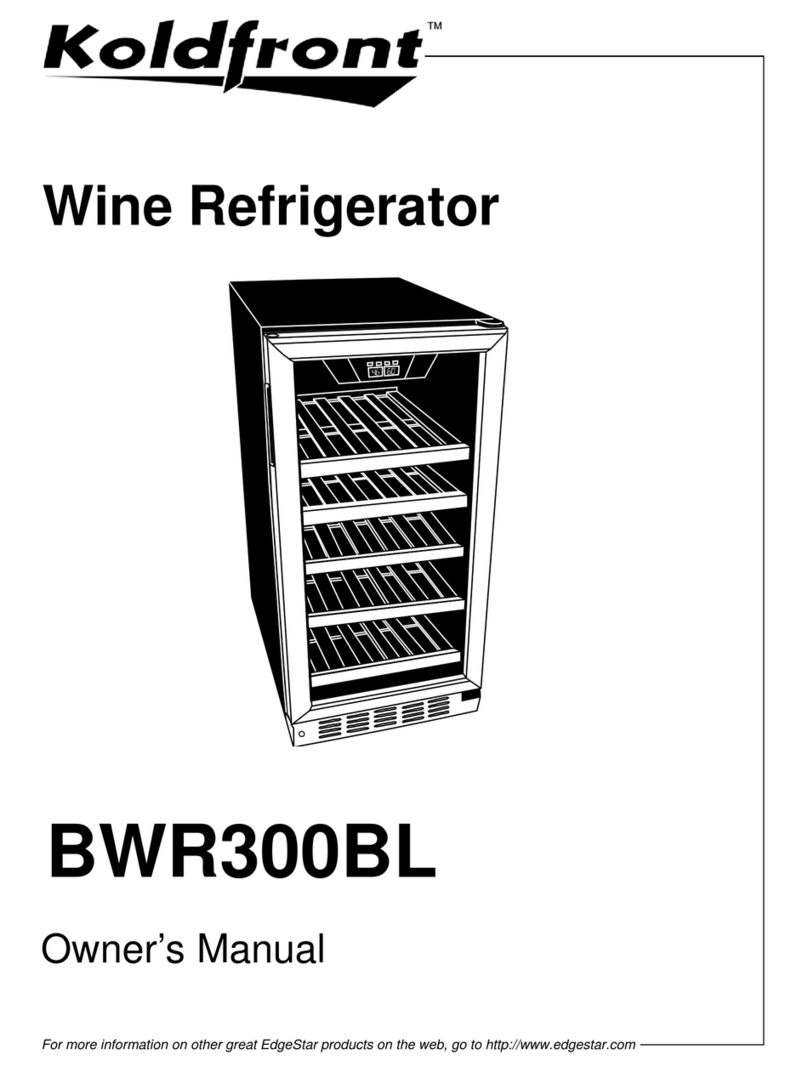 Koldfront BWR300BL owner's manual