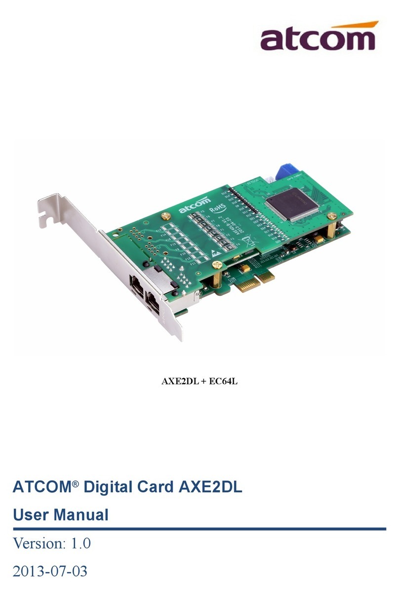 ATCOM AXE2DL + EC64L user manual