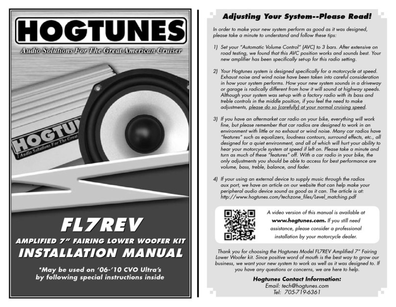 Hogtunes FL7REV installation manual