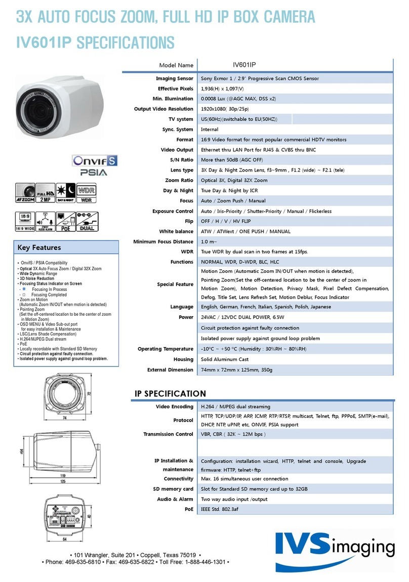 IVS Imaging IV601IP Specifications