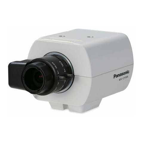 Panasonic WV-CP300 Series User manual Panasonic WV-CP300 Series User manual