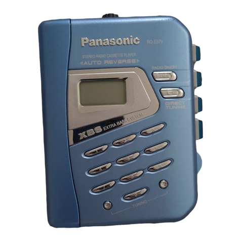 Panasonic RQ-E27V operating instructions