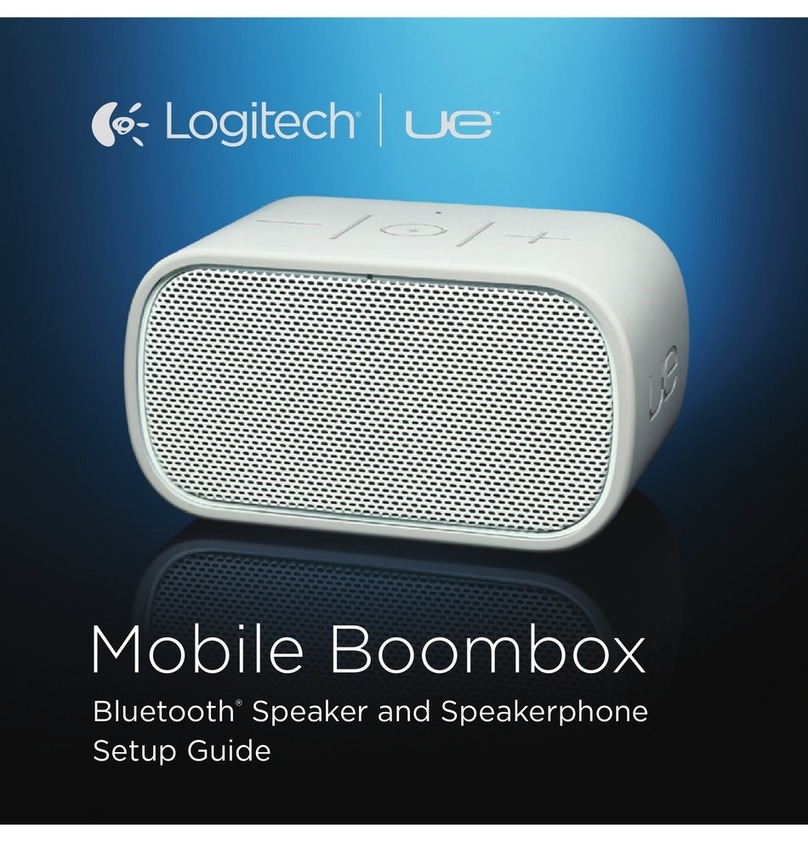 Logitech Wireless Boombox User manual