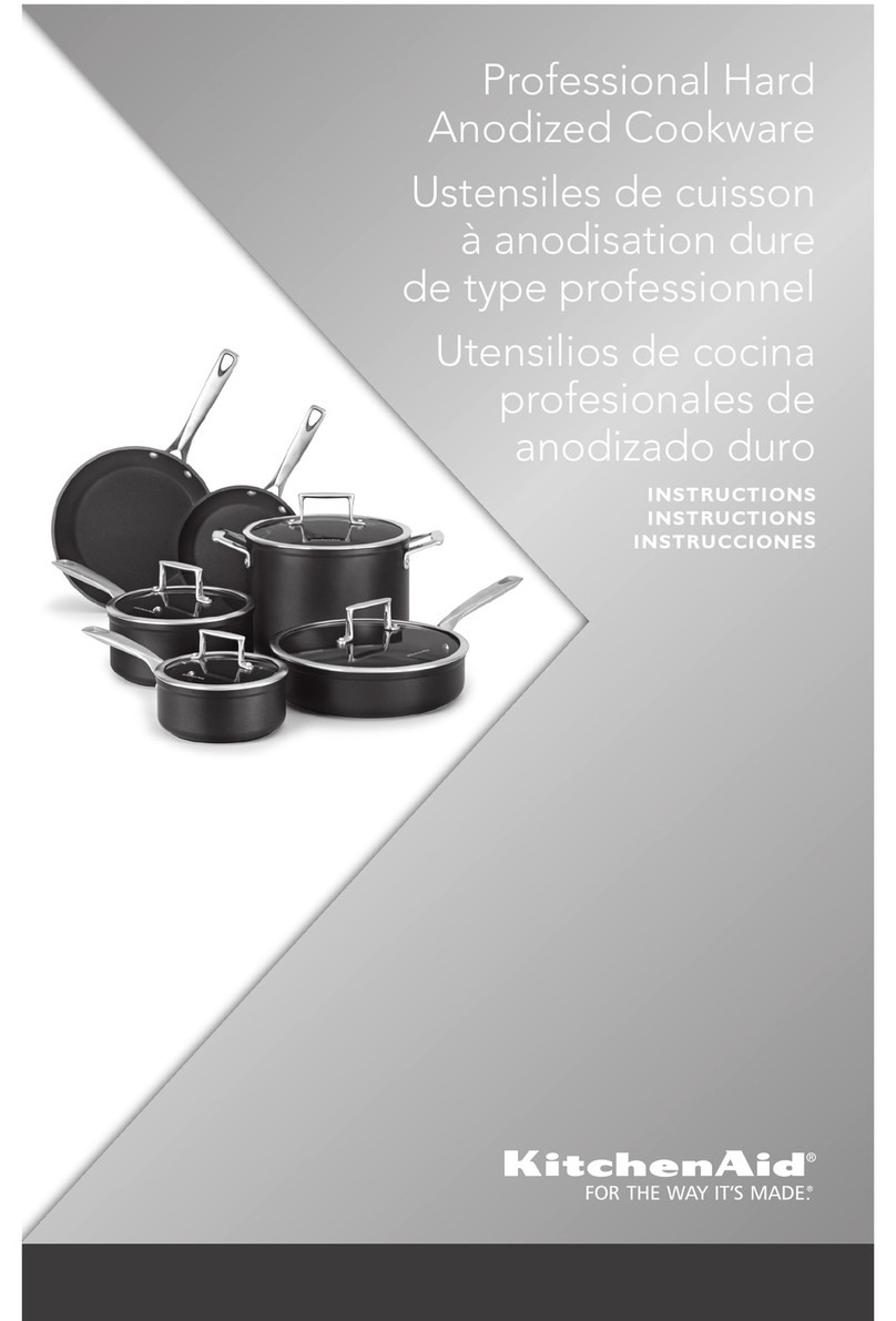 KitchenAid Professional Hard Anodized Cookware instructions