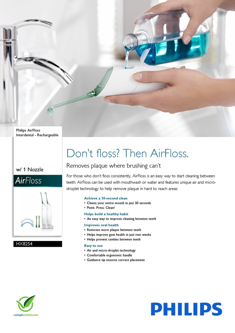 Philips AirFloss HX8254 Specifications