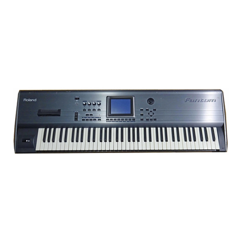 Roland Fantom User manual
