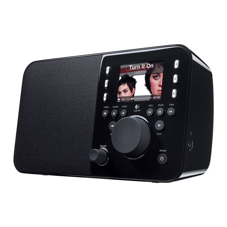 Logitech Squeezebox Radio quick start guide