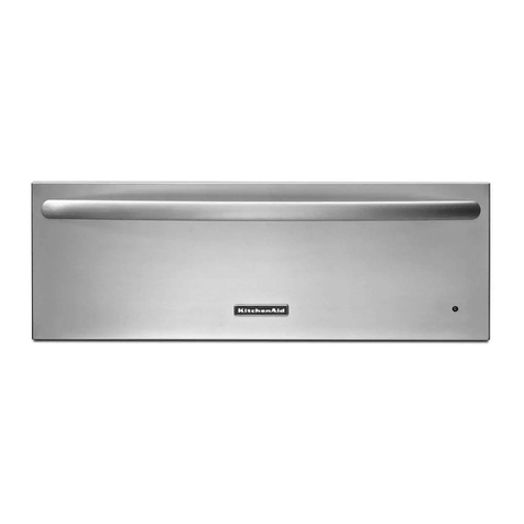 KitchenAid 27" (68.6 cm) Warming Drawer installation instructions